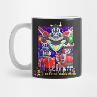 Let's Voltron by Blacky Shepherd Mug